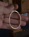 Happy Hoop Earrings / Oval