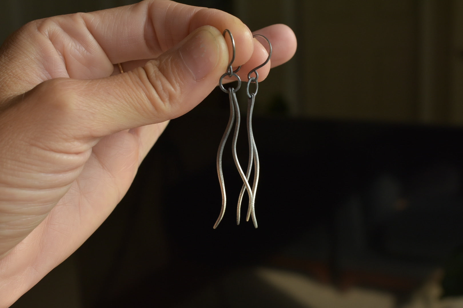 Sea Grass Earrings / Long