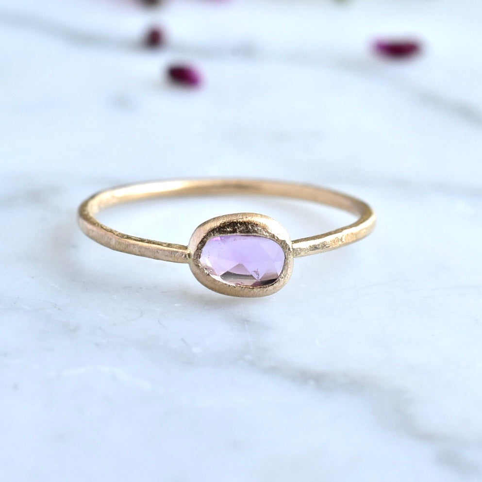 Pink Sapphire Ring