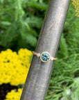 Teal Montana Sapphire Ring