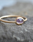 Pink Sapphire Ring