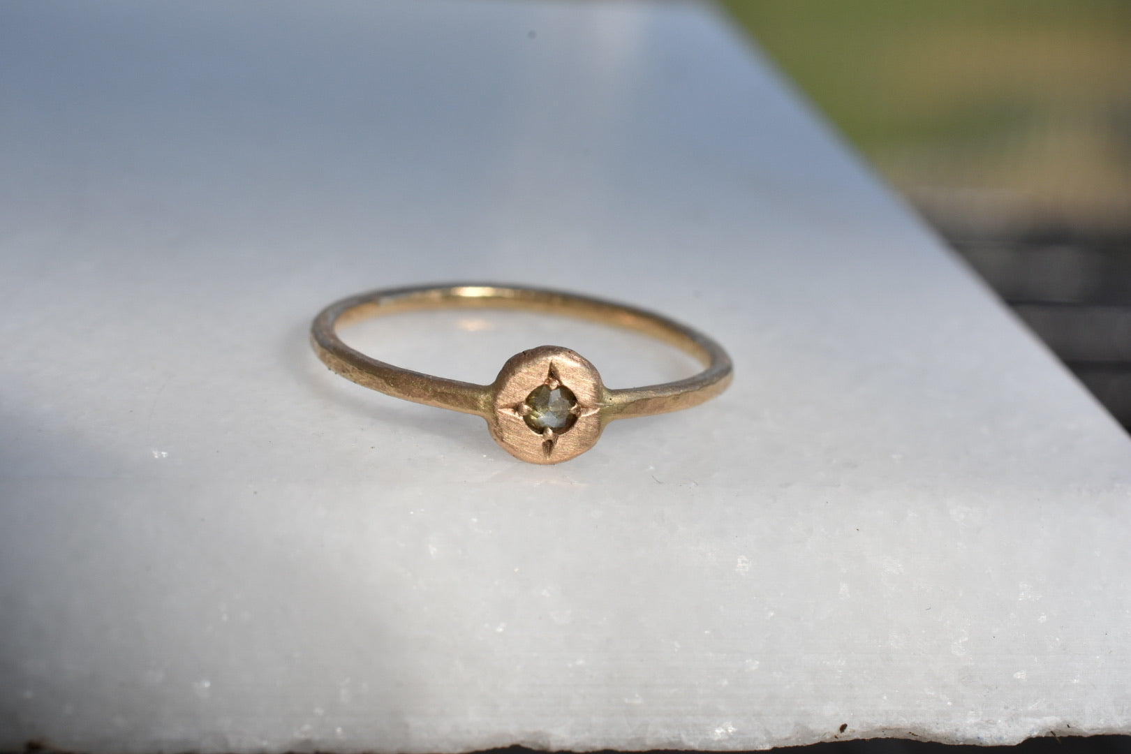 Compass Ring | 14k Gold