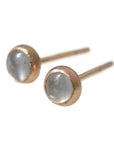 Aquamarine + 14k gold studs