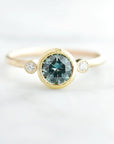 Teal Montana Sapphire Ring