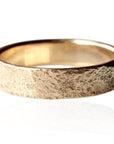 Stone Textured Band | 5mm Gold